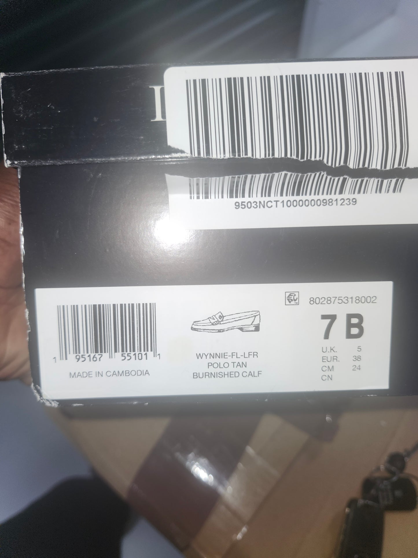 Lauren Ralph Lauren Wynnie Loafer, Deep Saddle Tan, Size 7B