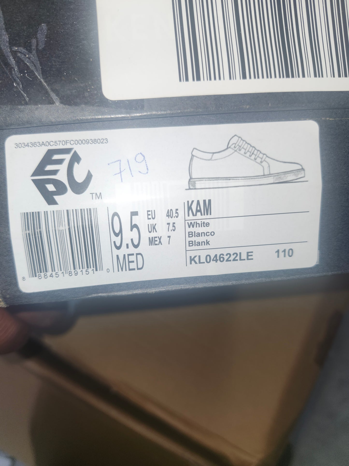 Kenneth Cole New York Women's Kam Leather Sneakers, Size 9.5MUS