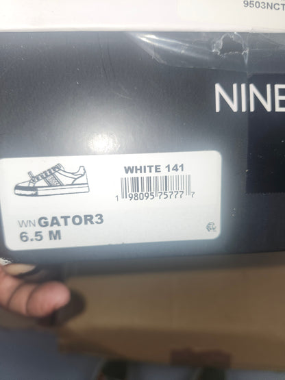 Nine West Gator Platform Sneaker, Size 6.5M US