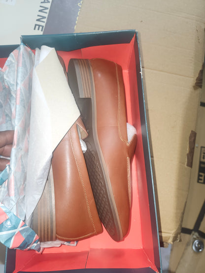 Aerosoles East Side Loafers Dark Tan, Size US 9