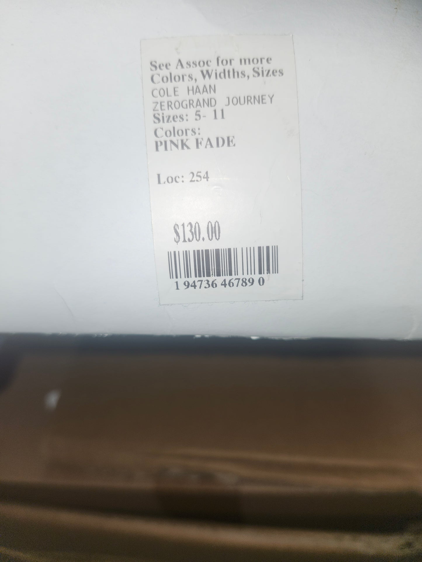 Cole Haan Zerogrand Journey Runner Sneaker, Size 6M, Pink Fade