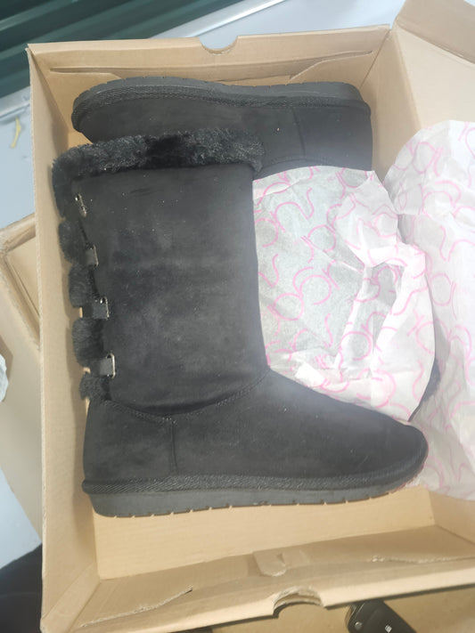 Sugar Panthea Black Micro Boots