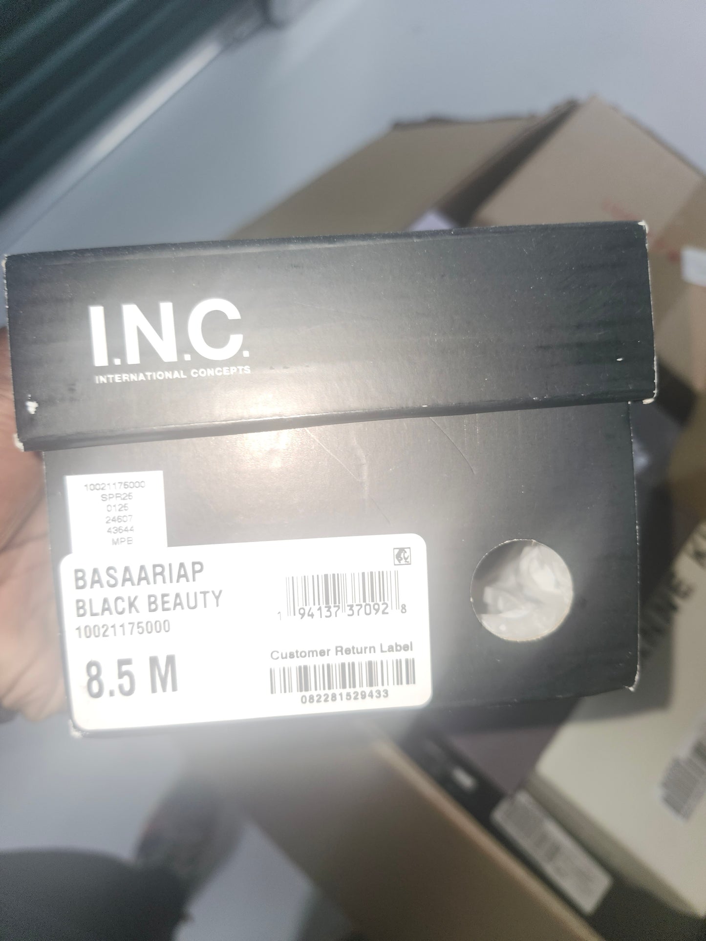 I.N.C. Women's Basaaria Dress Sandals, Size 8.5MUS - Black