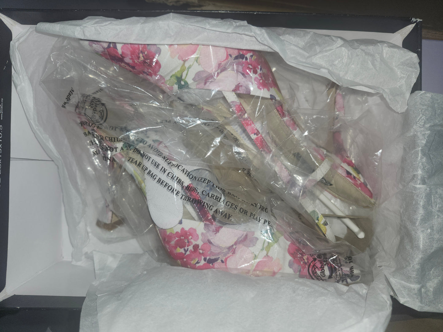 Nine West Vassa Dress Pumps 8.5MUS - Pink Tea Party Floral