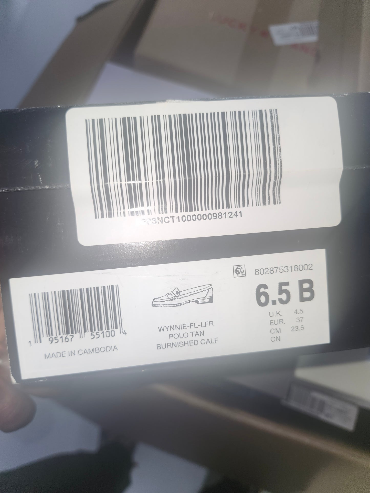 Lauren Ralph Lauren Wynnie Loafer, Deep Saddle Tan, Size 6.5 B