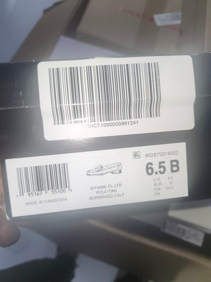 Lauren Ralph Lauren Wynnie Loafer, Deep Saddle Tan, Size 6.5 B