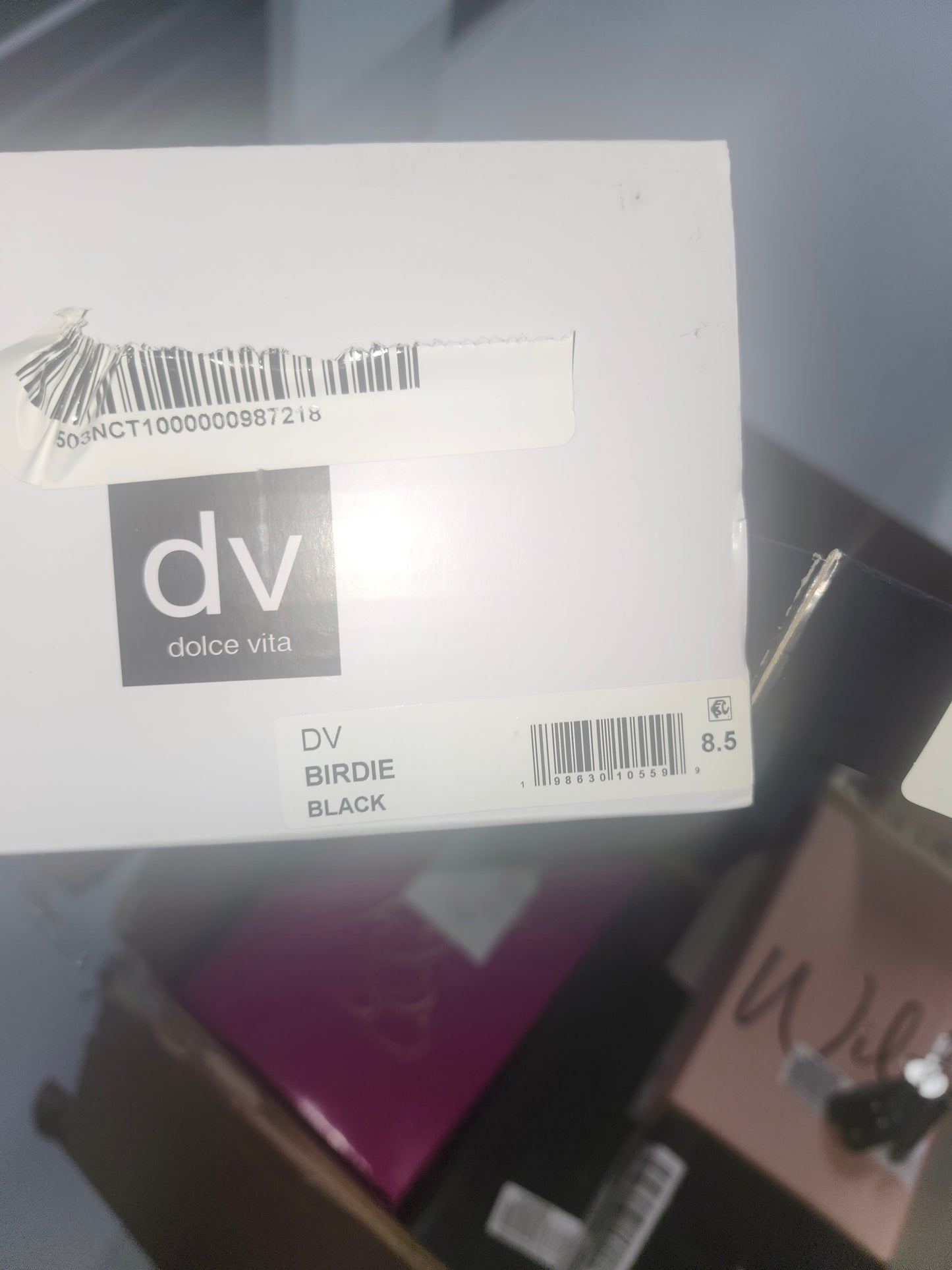 DV Dolce Vita Birdie Ankle-Strap Thong Heeled Sandals, Size 8.5MUS