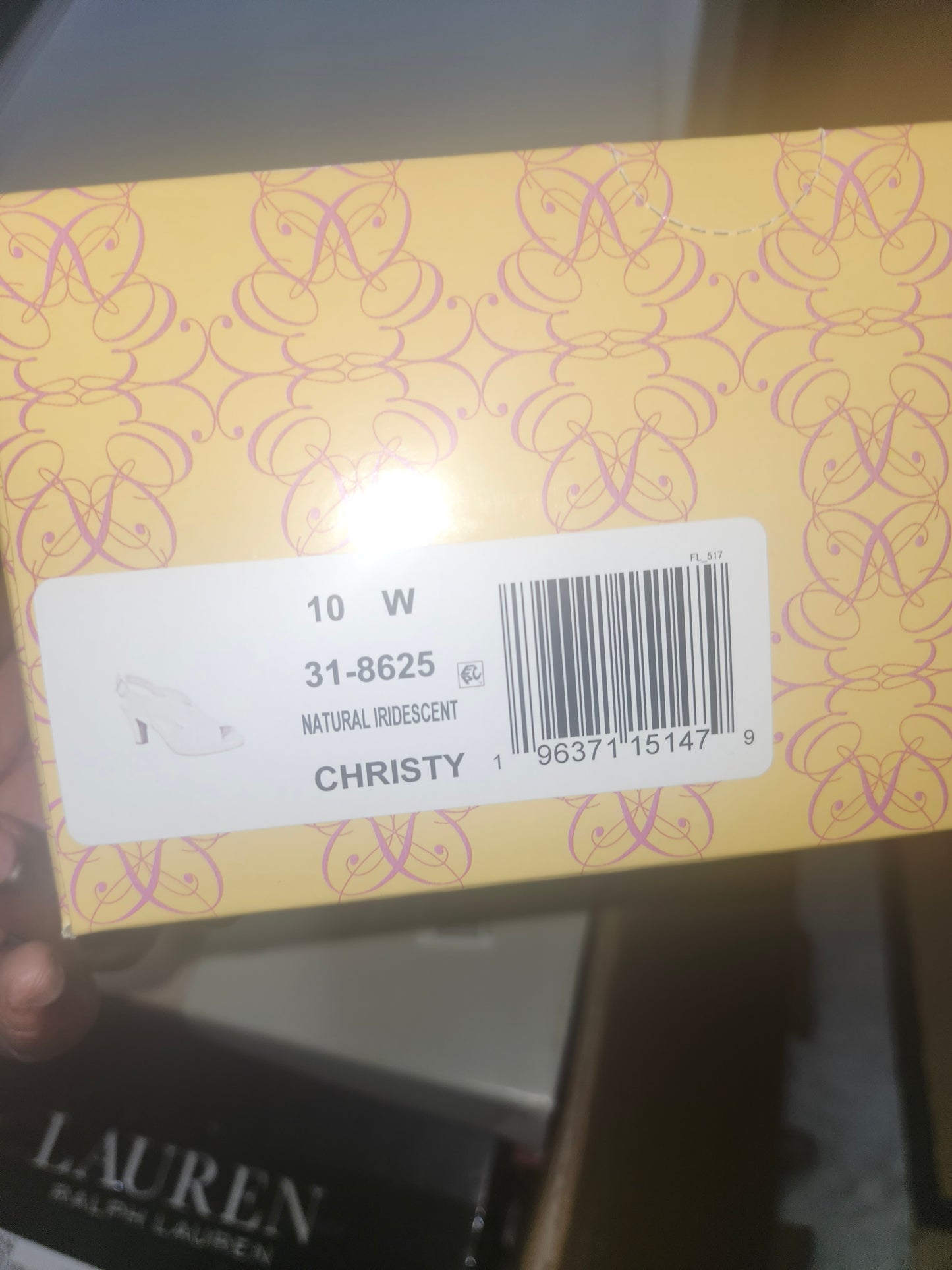 Easy Street Christy Dress Sandals 10WUS - Natural Iridescent