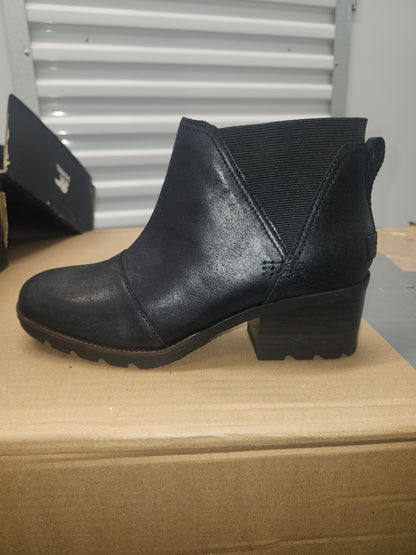 Sorel Cate Chelsea Boot Black, Size 7.5 Medium