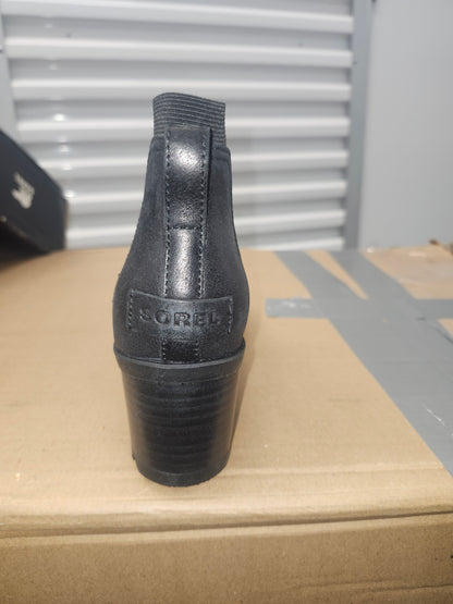 Sorel Cate Chelsea Boot Black, Size 7.5 Medium