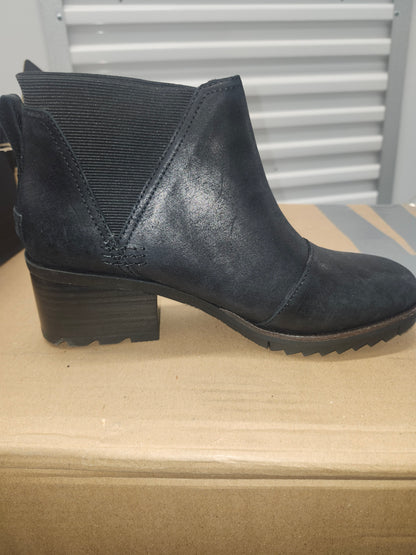 Sorel Cate Chelsea Boot Black, Size 7.5 Medium