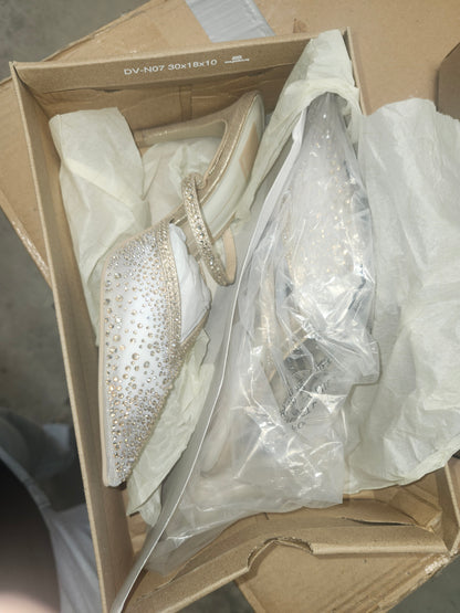 Dolce Vita Kanika Pumps Gold Mesh Crystal Size 7MUS