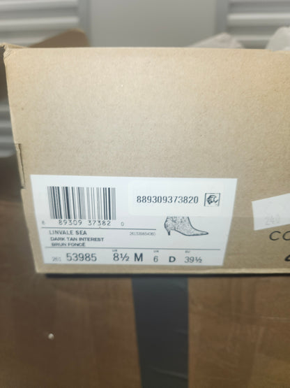 Clarks Linvale Sea Womens Ankle Booties Size 8.5