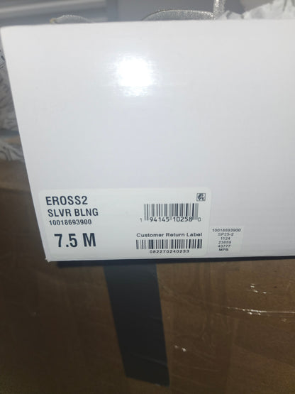 Wild Pair Eross Lace-Up Dress Sandals 7.5MUS - Silver Bling