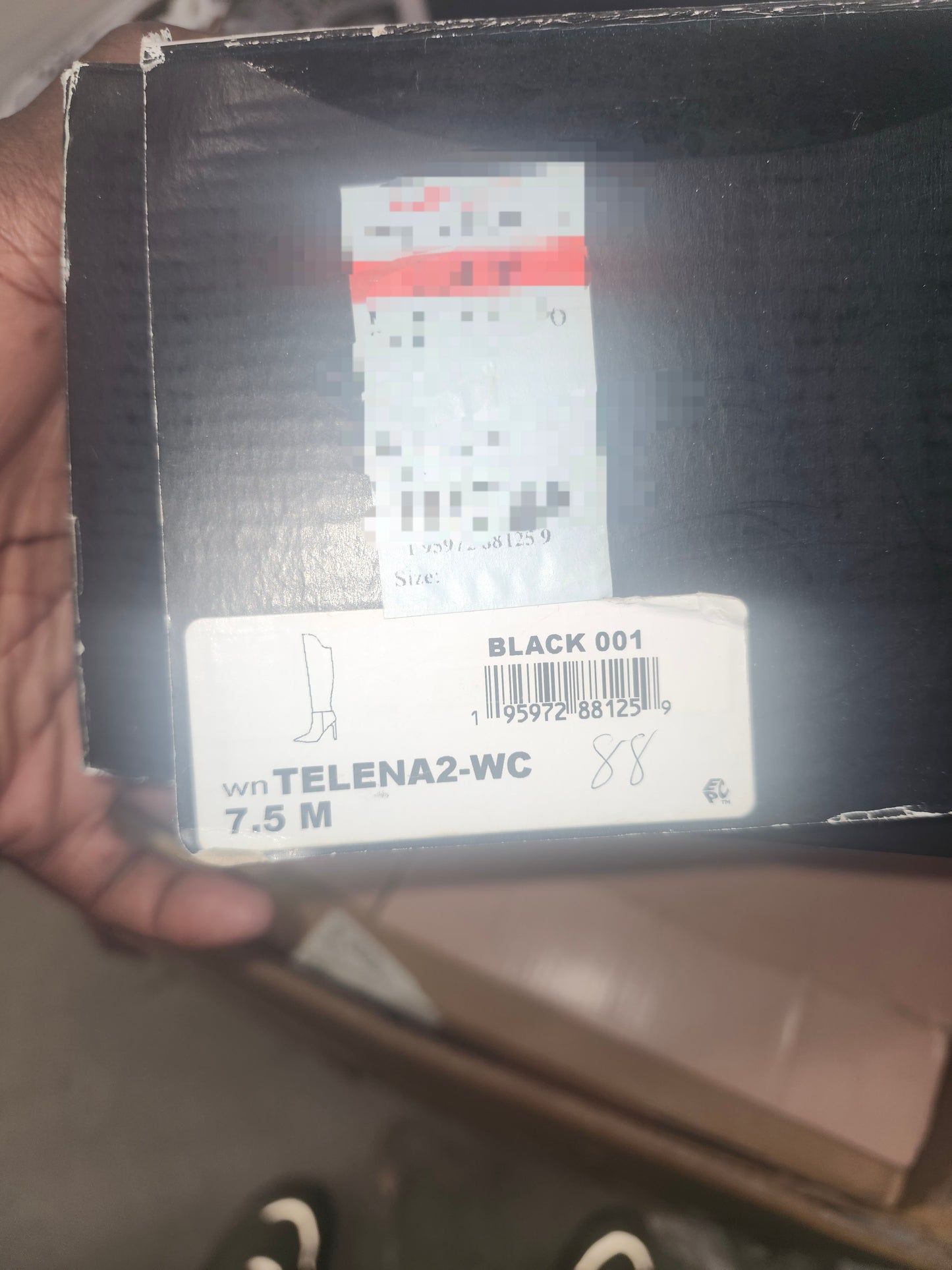 Nine West Telena Suede Knee-High Boots, Black, Size 7.5 M