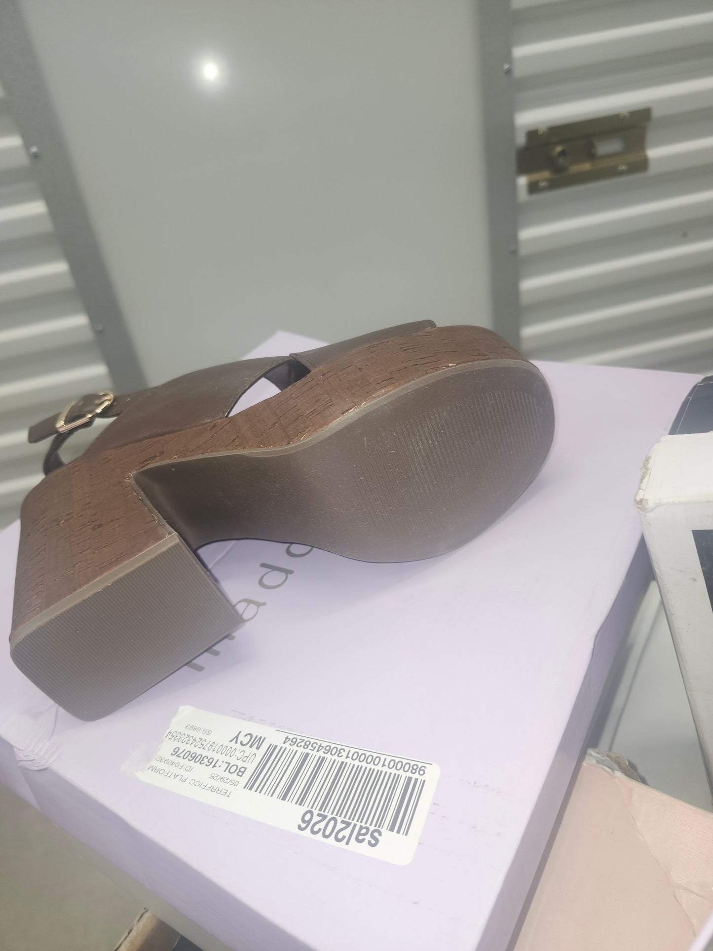 Madden Girl Terrific Slingback Sandals Size 6MUS - Dark Chocolate