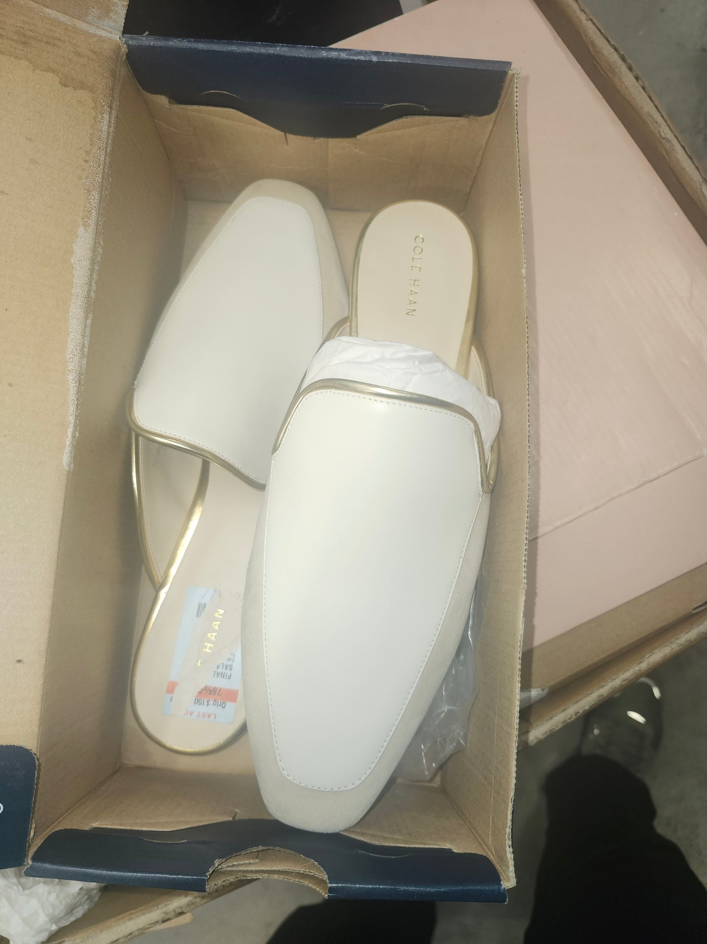 Cole Haan Perley Mules for Women - Ivory