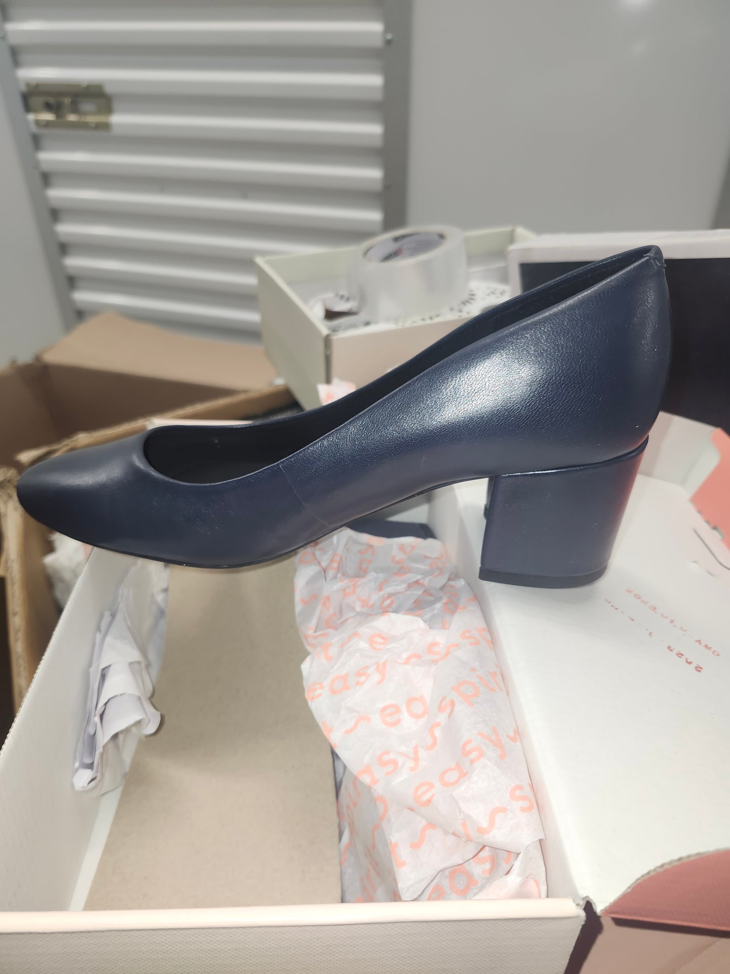 Easy Spirit Cosma Dress Pump Navy, Womens 7.5 Medium