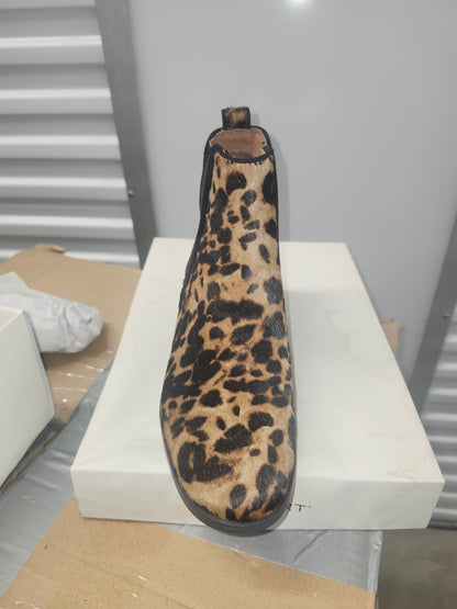 Rockport Larkyn Leopard Print Chelsea Boots 6.5 M