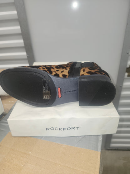 Rockport Larkyn Leopard Print Chelsea Boots 6.5 M