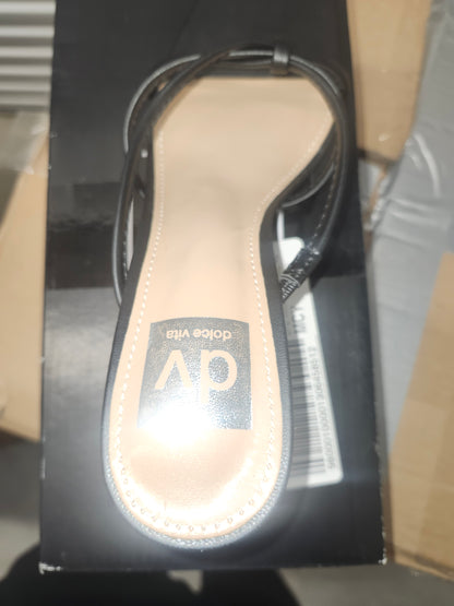 DV Dolce Vita Zini Strappy Kitten Heel Sandals, Size 6M - Black