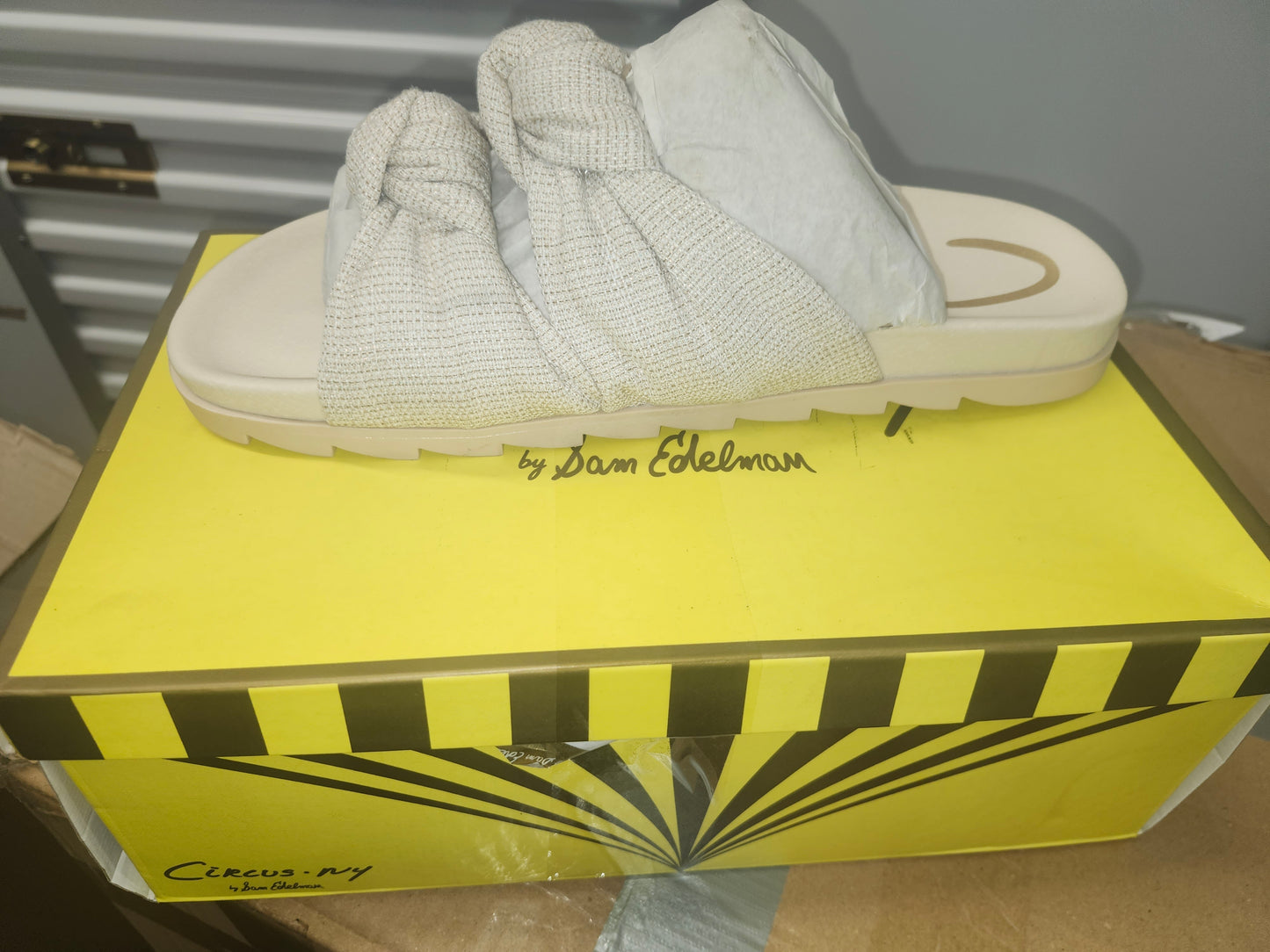 Circus Ny By Sam Edelman Estelle Sandals, Vanilla Bean, Size 12MUS