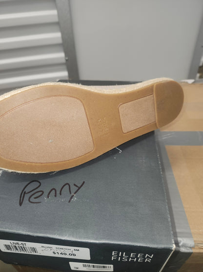 Eileen Fisher Live Espadrilles, Med Beige, Size 8