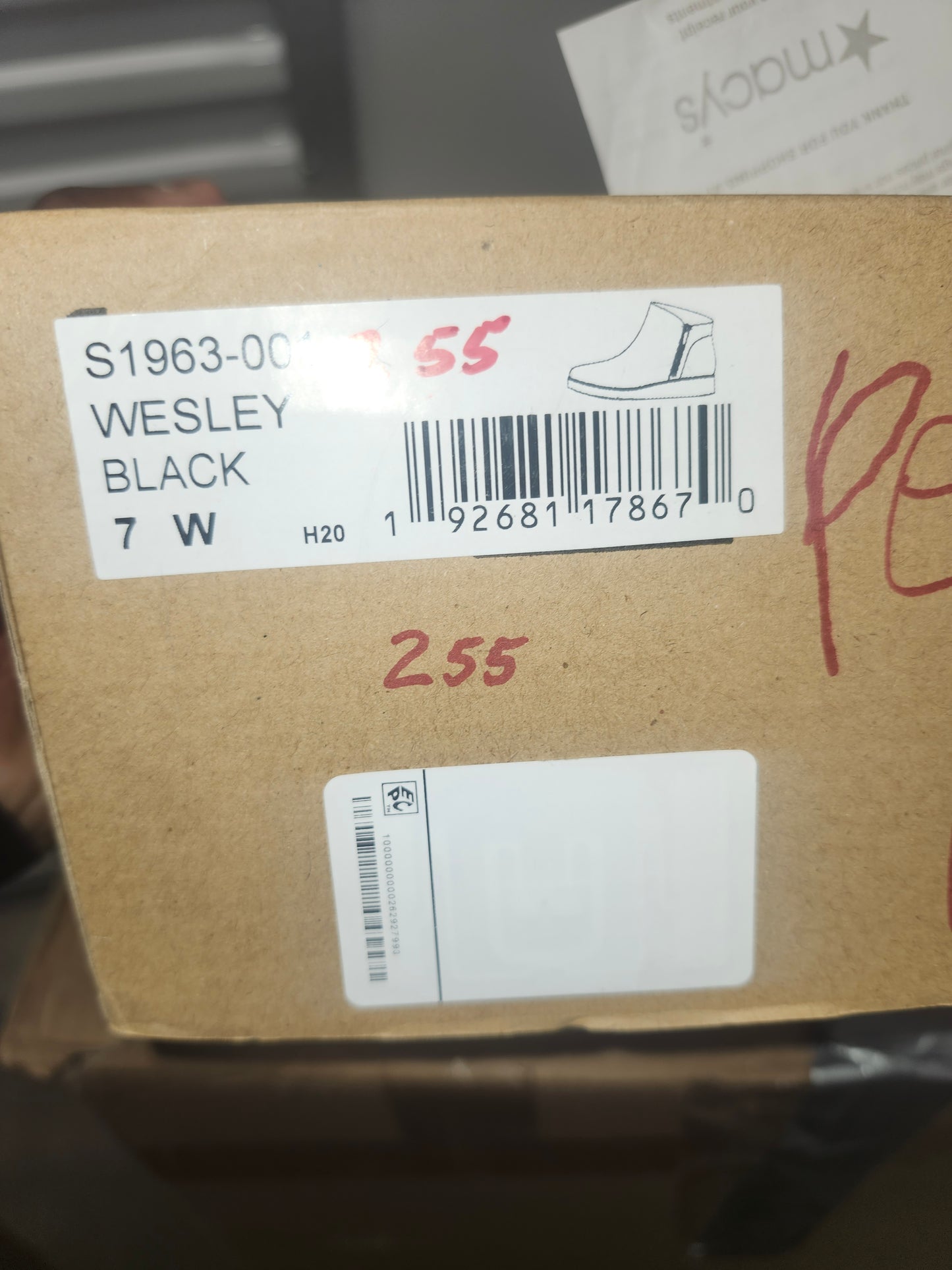 SoftWalk Wesley Bootie Black, Wide Width Size 7 W