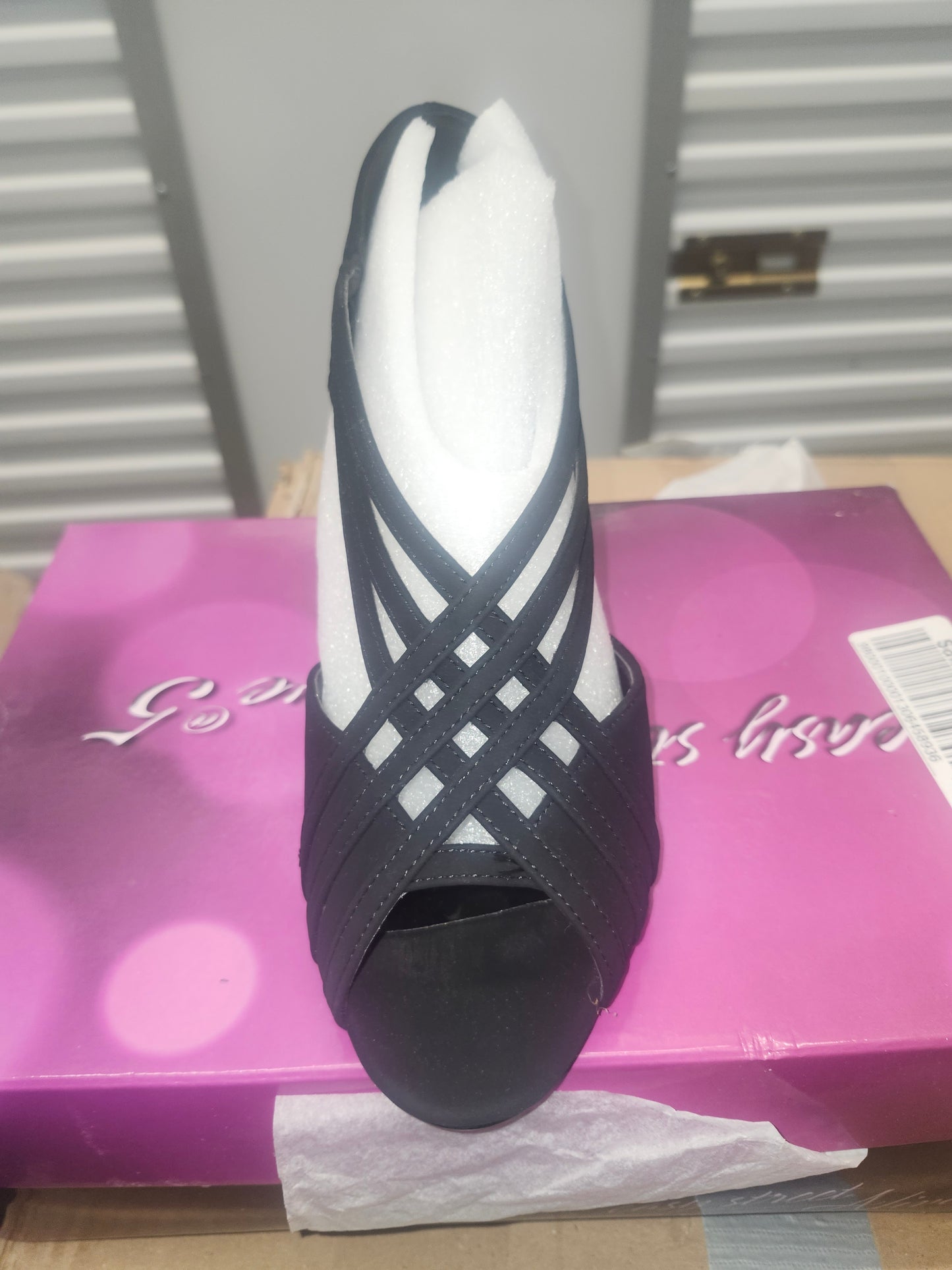 Easy Street Oceana Peep Toe Pump Bootie, Size 8.5 W