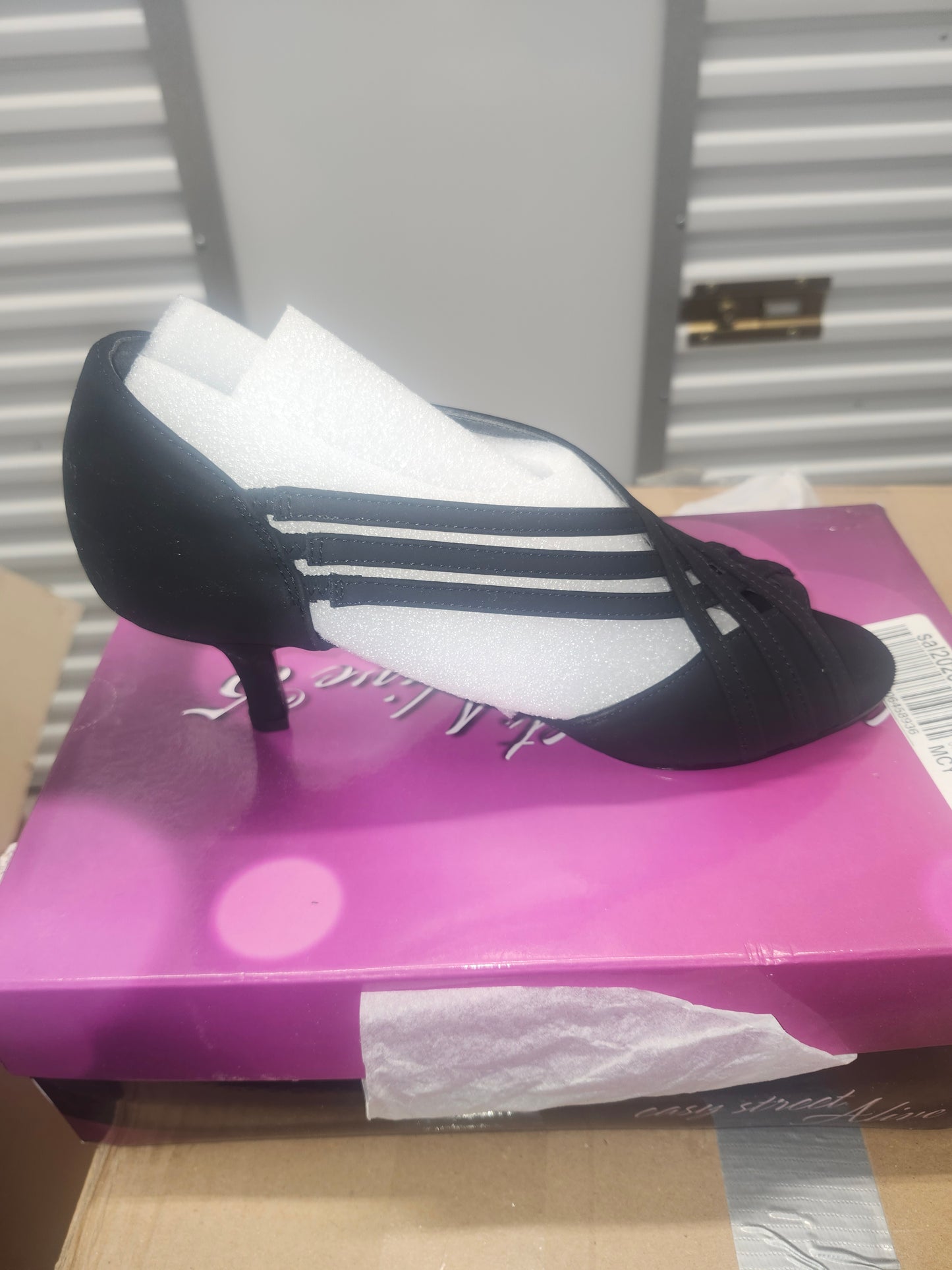 Easy Street Oceana Peep Toe Pump Bootie, Size 8.5 W