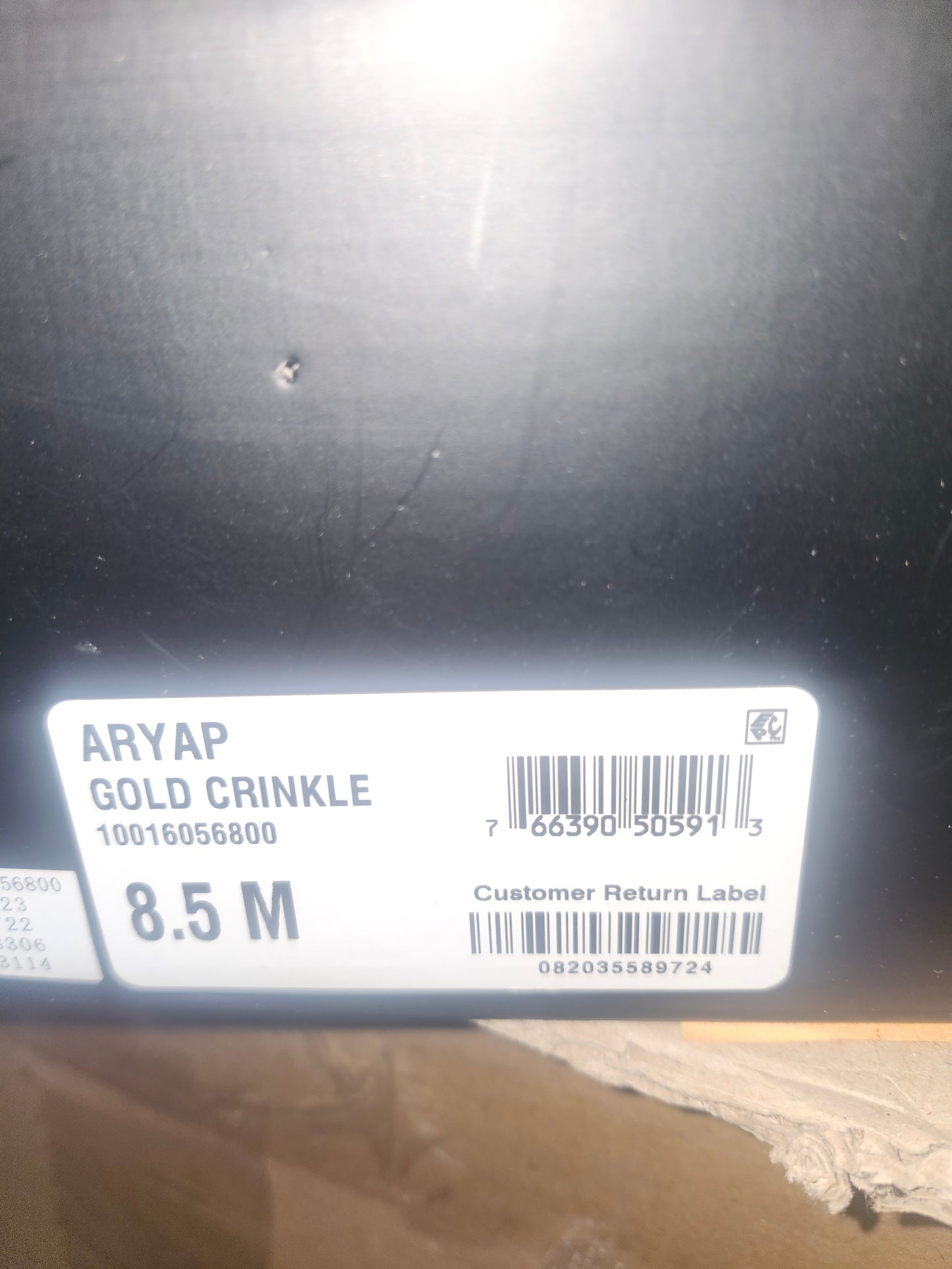 INC Arya Metallic Heeled Sandals, Gold, Size 8.5