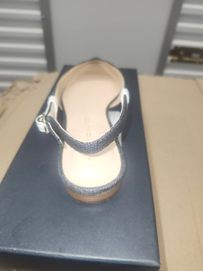 Tommy Hilfiger Vamina Slingback Flats Dark Blue, Size 7MUS