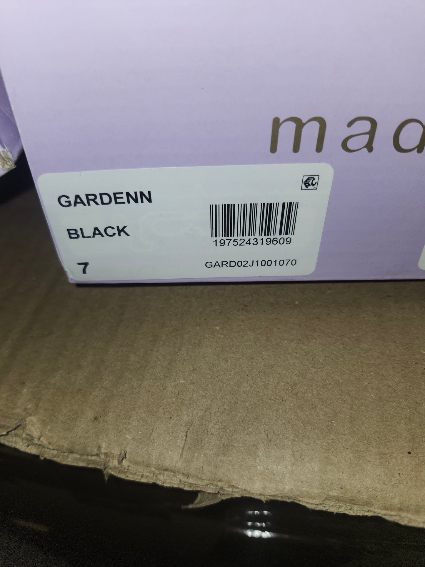 Madden Girl Black Flower Platform Dress Sandals, Size 7MUS