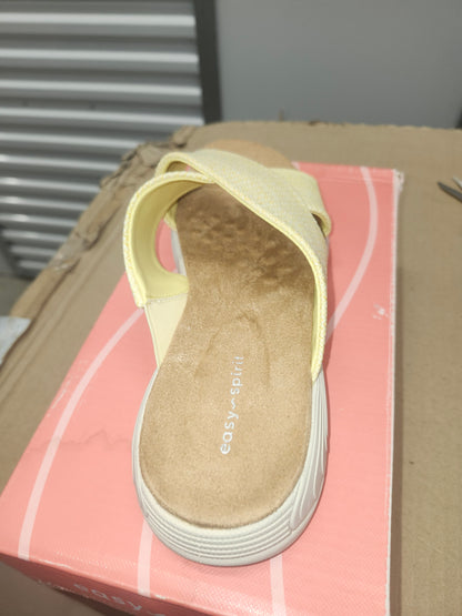 Easy Spirit Taite Women's Size 7 Yellow Slide Sandals