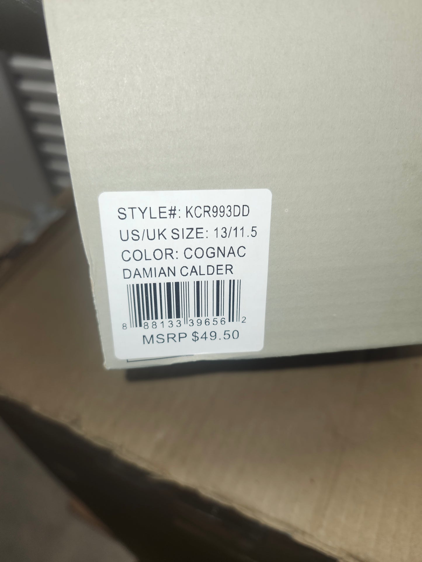 Kenneth Cole New York Damian Calder Dress Shoe, Size 13US