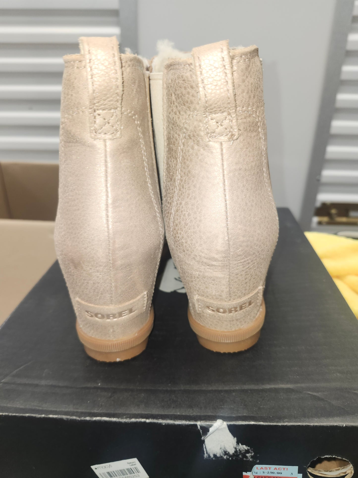 Sorel Joan of Arctic Chelsea Lux Natural Tan Size 11