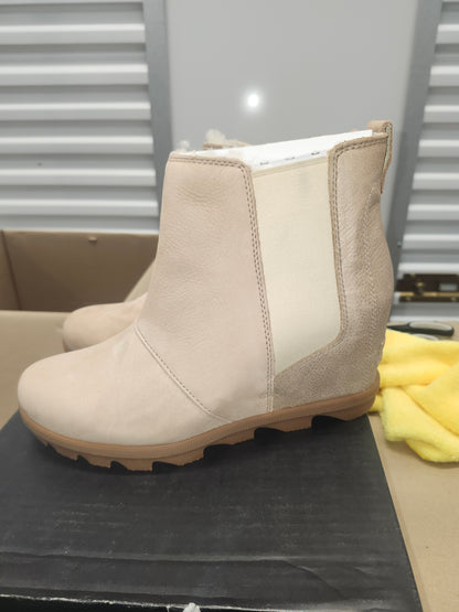 Sorel Joan of Arctic Chelsea Lux Natural Tan Size 11