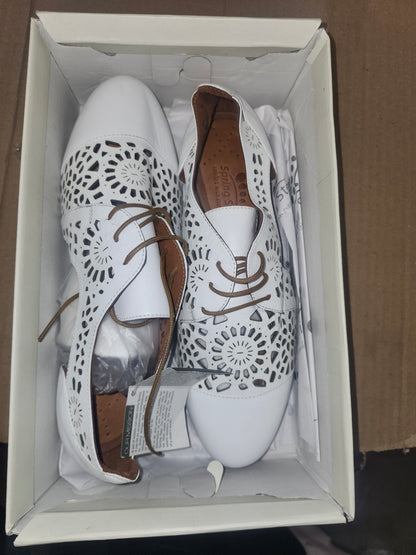 Spring Step Theone Lace-up Leather Shoes, Size 9.5