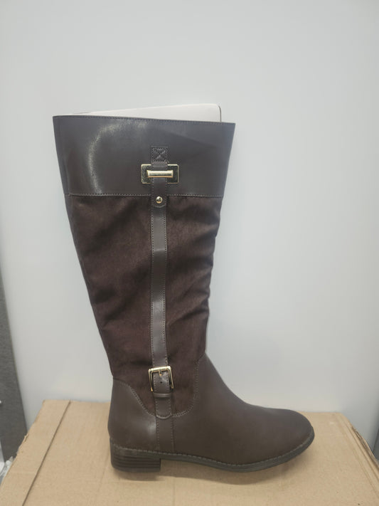 Karen Scott Deliee2 Brown Riding Boot 9.5 M Wc
