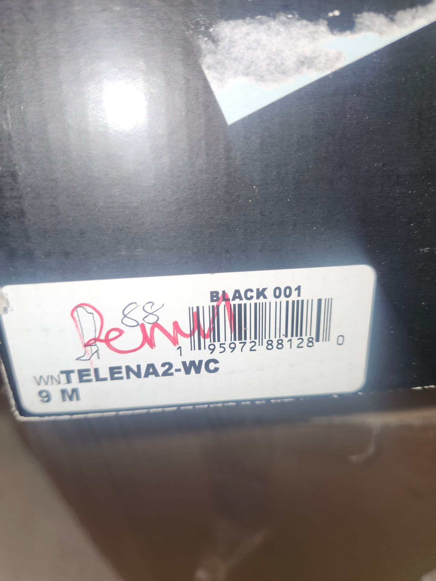 Nine West Teleena Wide Calf Heeled Boots Size 9