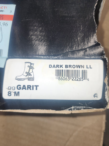 Gbg Los Angeles Garit Furry Booties Lug Sole Size 8M