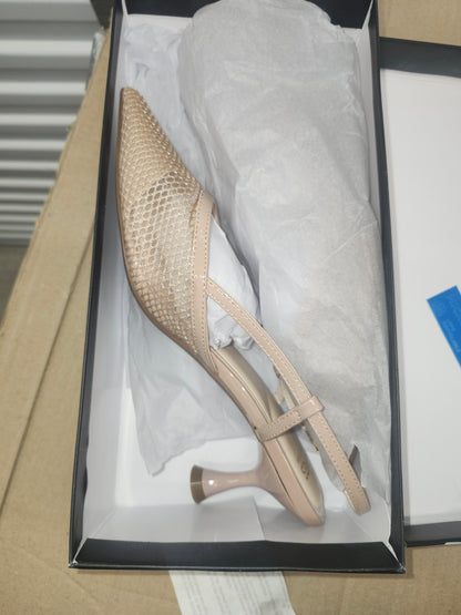 Jones New York Lina Slingback Pumps Nude, Size 8MUS