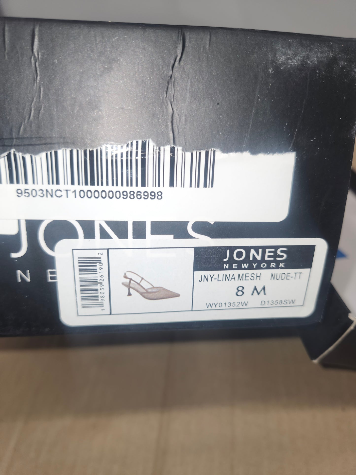 Jones New York Lina Slingback Pumps Nude, Size 8MUS