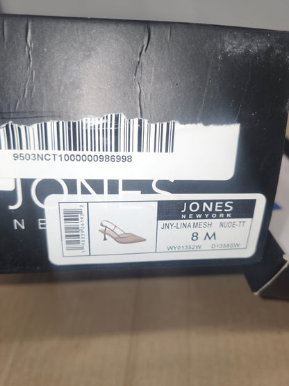 Jones New York Lina Slingback Pumps Nude, Size 8MUS