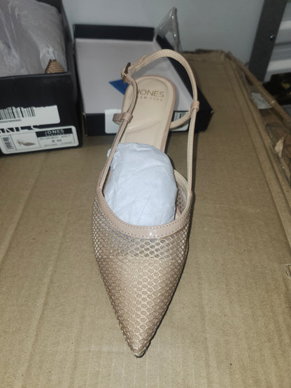 Jones New York Lina Slingback Pumps Nude, Size 8MUS