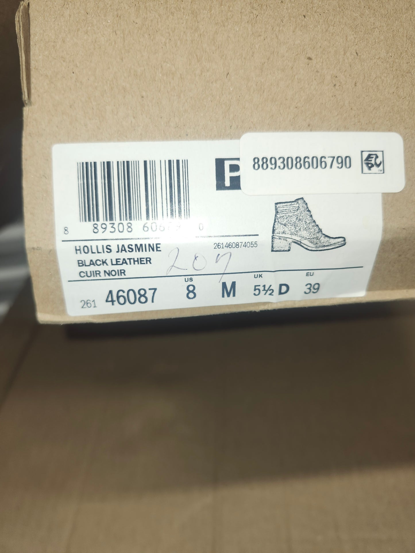 Clarks Hollis Jasmine Bootie Size 8M Women's Shoes