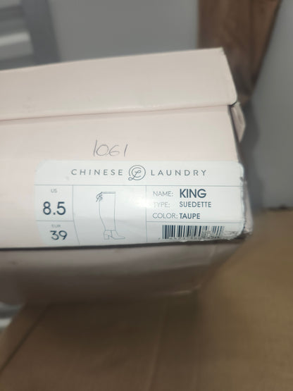 Chinese Laundry King Boots Taupe Size 8.5