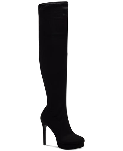 Thalia Sodi Clarissa Black Stiletto Dress Boots, Size 10