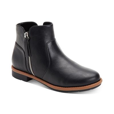 STYLE & COMPANY Oaklynn Black Almond Toe Booties 10 M