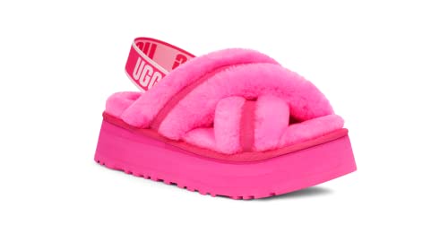 Ugg Disco Cross Slide Platform Size 7 - Taffy Pink